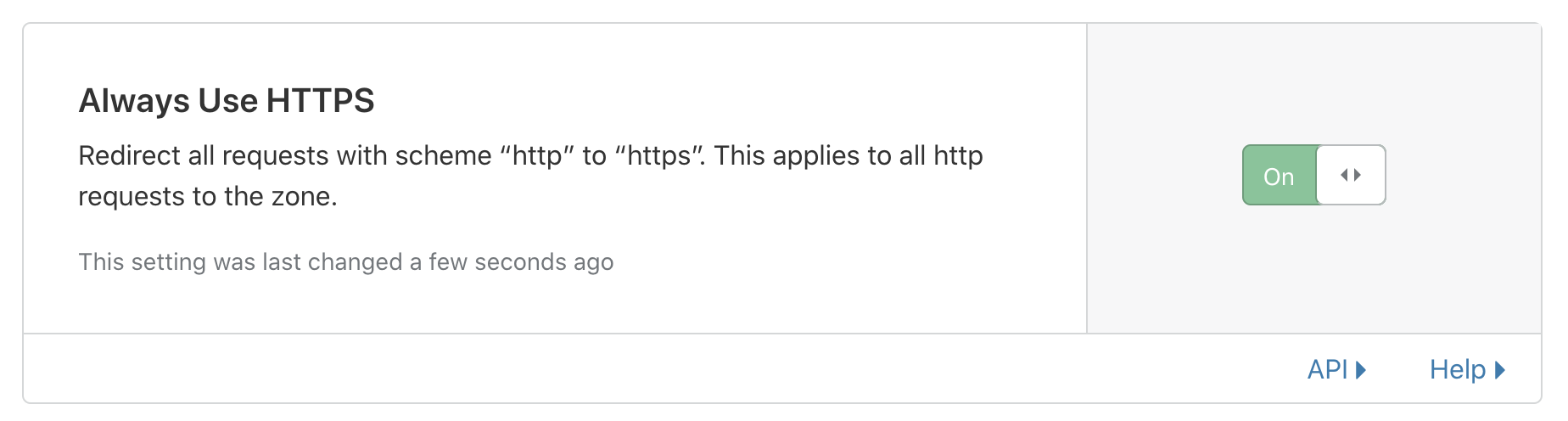 Configure Cloudflare - Always Use https