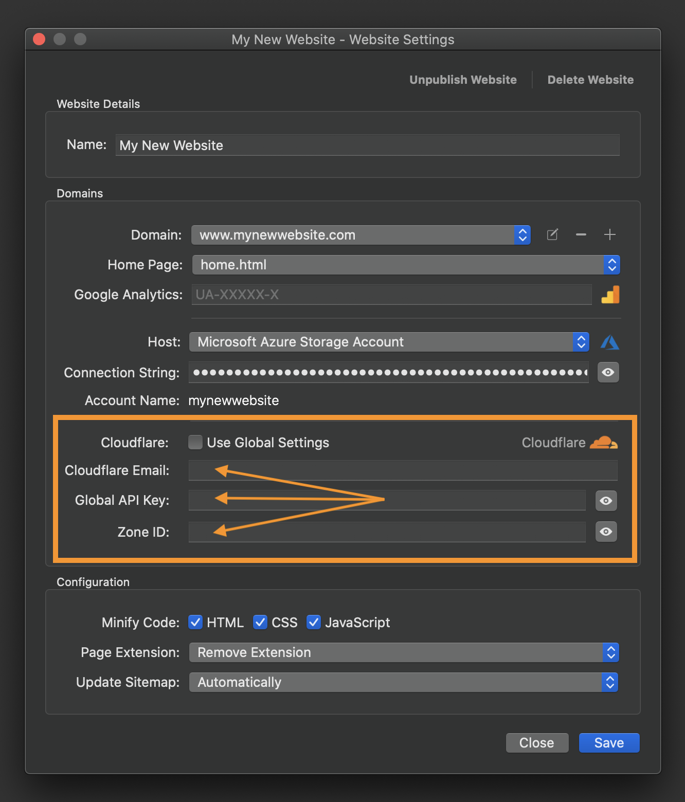 cloudflare-settings