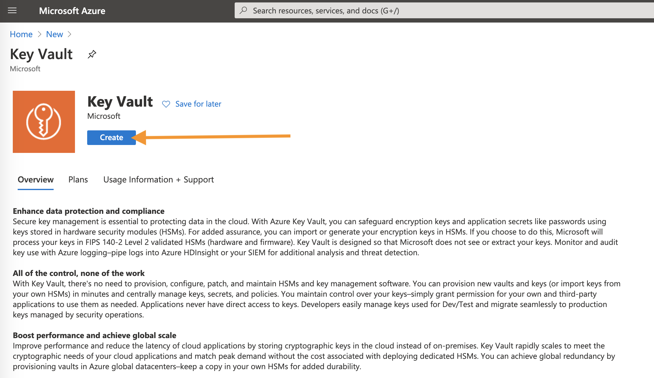 create-key-vault